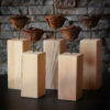 Rost-Rose-Dekoration-Holz-Handwerk