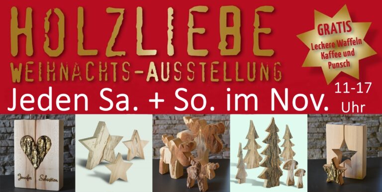 Weihnachts-Ausstellung 2024, jeden SA+SO im November