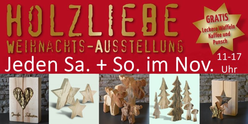 Weihnachts-Ausstellung 2024, jeden SA+SO im November