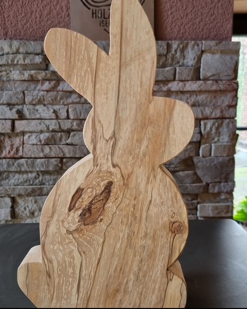 Alternative view of Holzliebe-Mümmel, Osterdeko, Hase